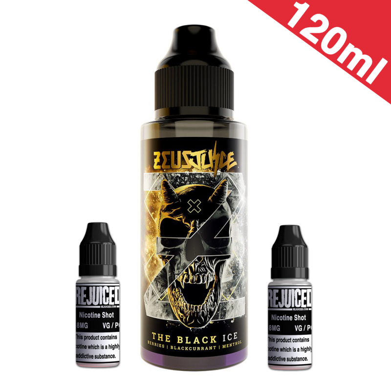 120ml The Black Ice - Zeus Juice Shortfill