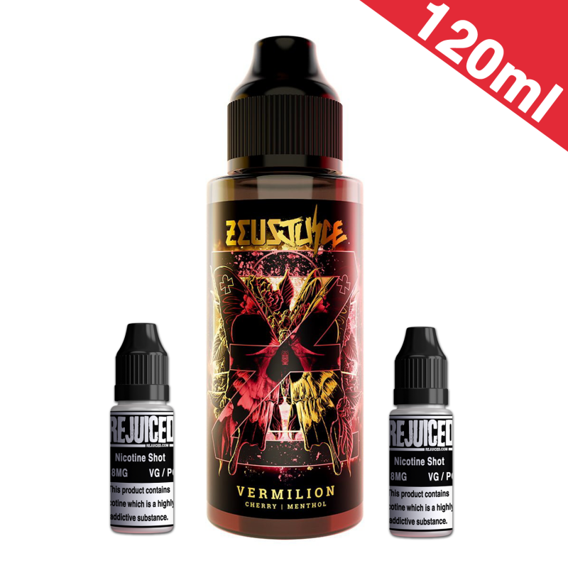 120ml Vermilion  Zeus Juice Shortfill