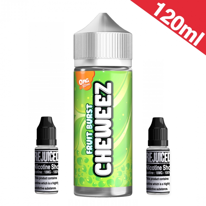 120ml Fruit Burst Chew - Cheweez Shortfill