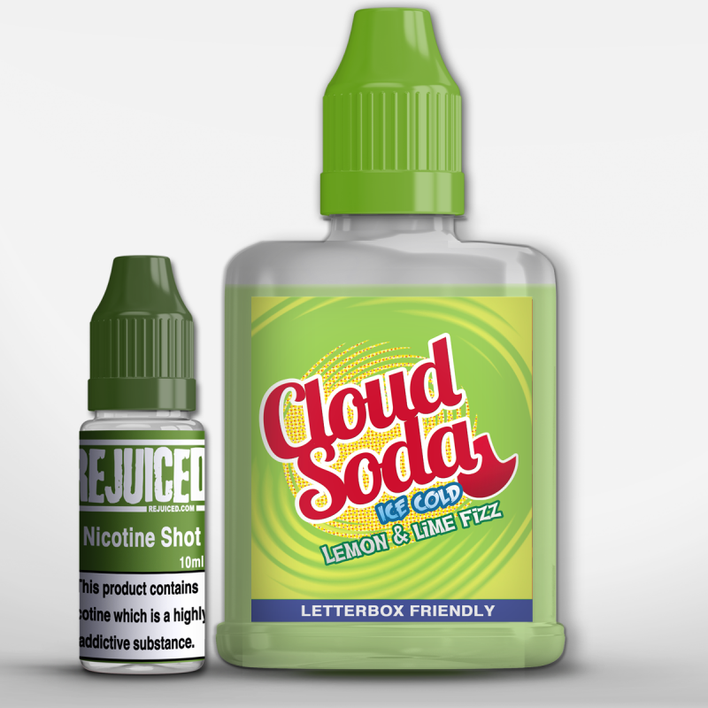 Fizzy Lemon & Lime- CloudSoda Shortfill Fizzy Lemon & Lime- CloudSoda Shortfill