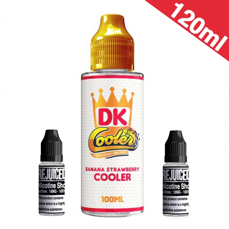 120ml Banana Strawberry Cooler - Donut King Shortfill