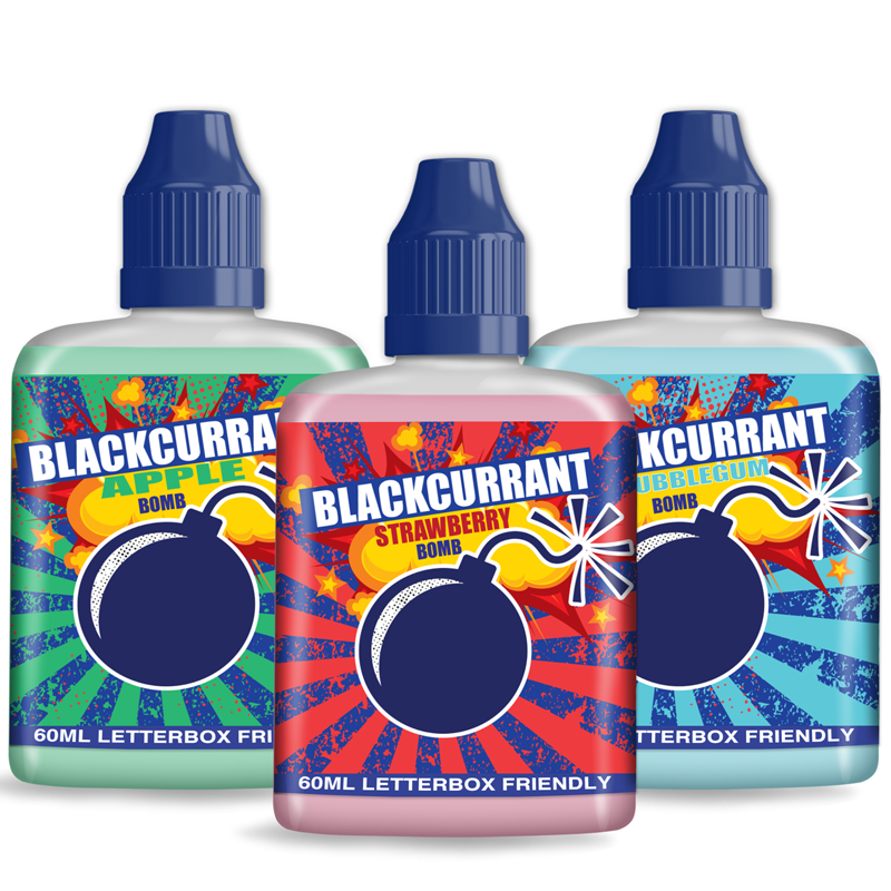 180ml Blackcurrant Bomb - Shortfill Sample Pack