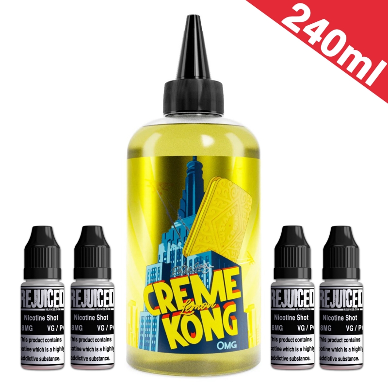 240ml Lemon Custard Cream - Creme Kong Shortfill