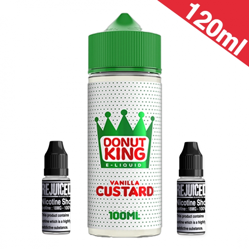 120ml Custard Donut - Donut King Shortfill