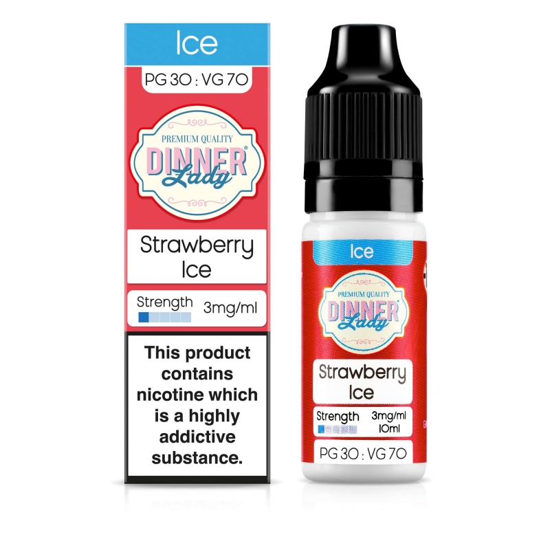 Strawberry Ice 70VG - Dinner Lady Strawberry Ice 70VG - Dinner Lady