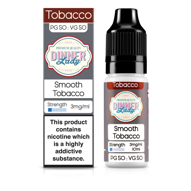 Smooth Tobacco 50VG - Dinner Lady Smooth Tobacco 50VG - Dinner Lady