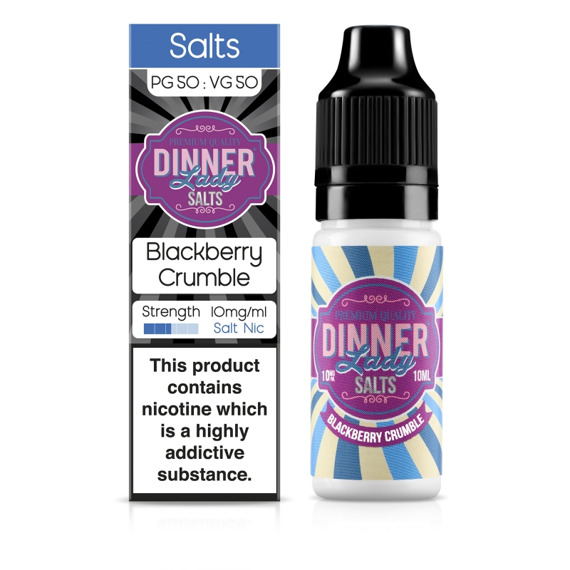 Blackberry Crumble Nic Salt - Dinner Lady Blackberry Crumble Nic Salt - Dinner Lady