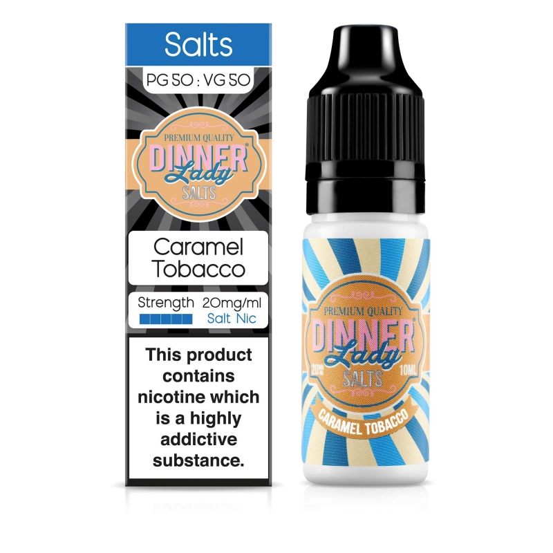 Caramel Tobacco Nic Salt - Dinner Lady Caramel Tobacco Nic Salt - Dinner Lady