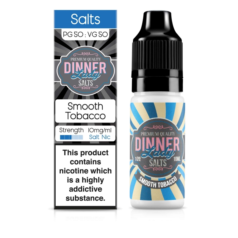Smooth Tobacco Nic Salt - Dinner Lady Smooth Tobacco Nic Salt - Dinner Lady