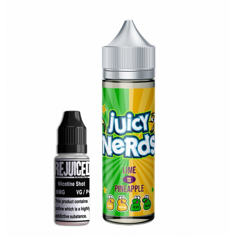 Lime vs Pineapple - Juicy Nerds Shortfill Lime vs Pineapple - Juicy Nerds Shortfill