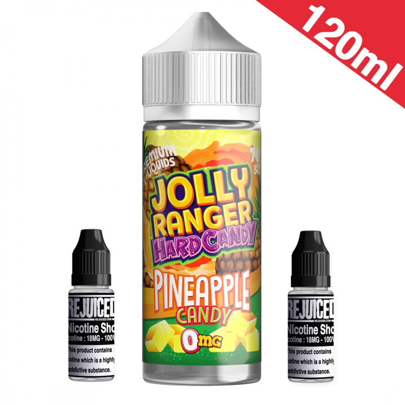 120ml Pineapple Hard Candy - Jolly Ranger - Shortfill