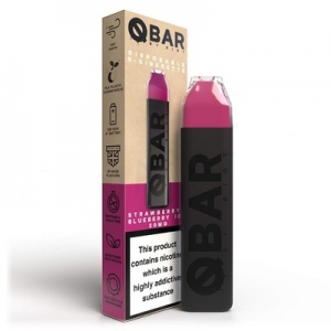 Strawberry & Blueberry Ice QBAR Disposable Vape