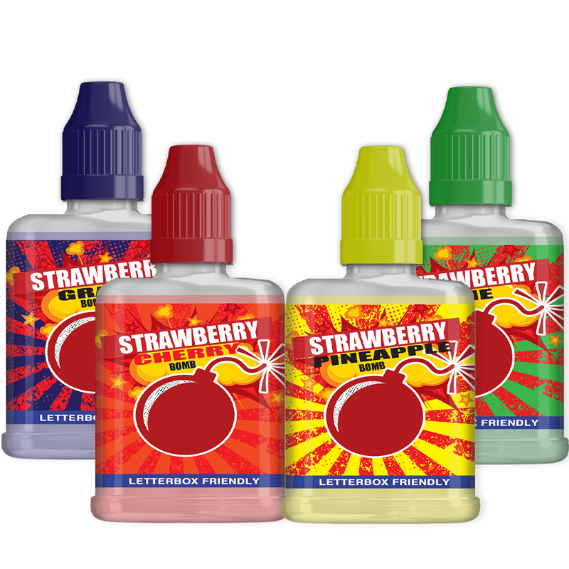 240ml Strawberry Bomb - Shortfill Sample Pack