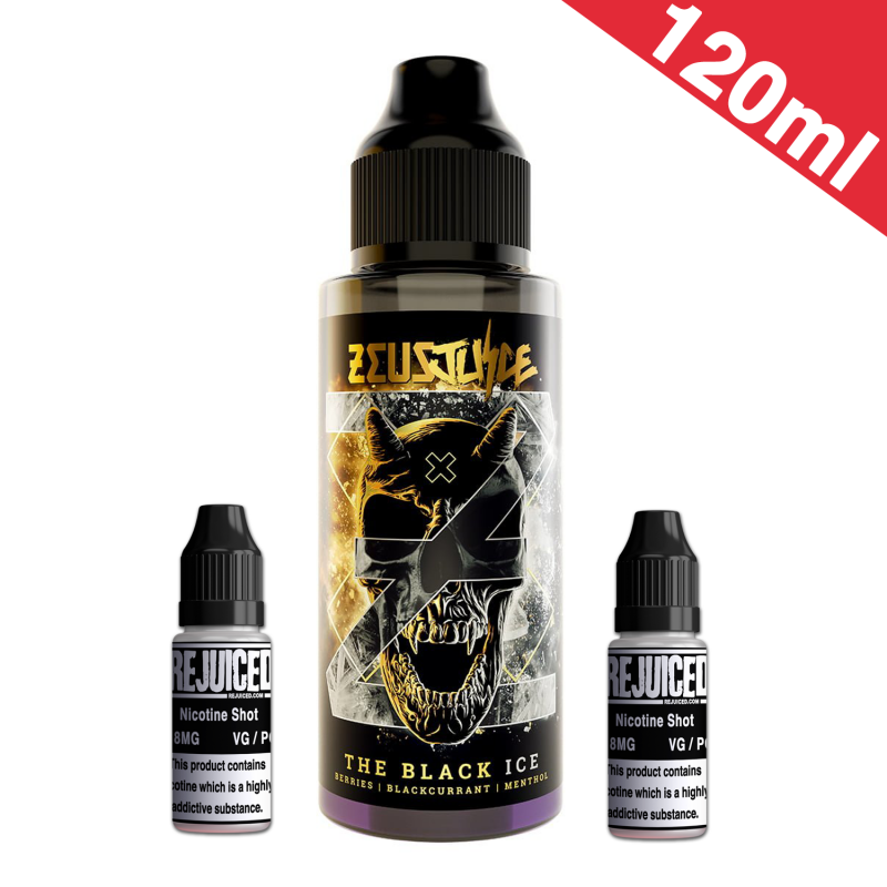 120ml The Black Ice - Zeus Juice Shortfill 120ml The Black Ice - Zeus Juice Shortfill