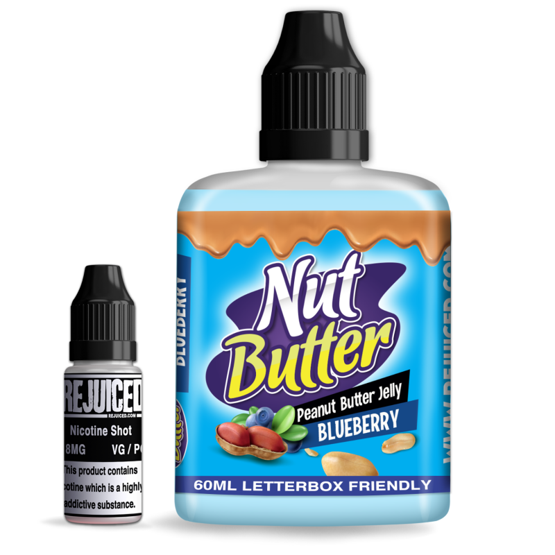 Blueberry Peanut Butter Jelly - NutButter Shortfill Blueberry Peanut Butter Jelly - NutButter Shortfill