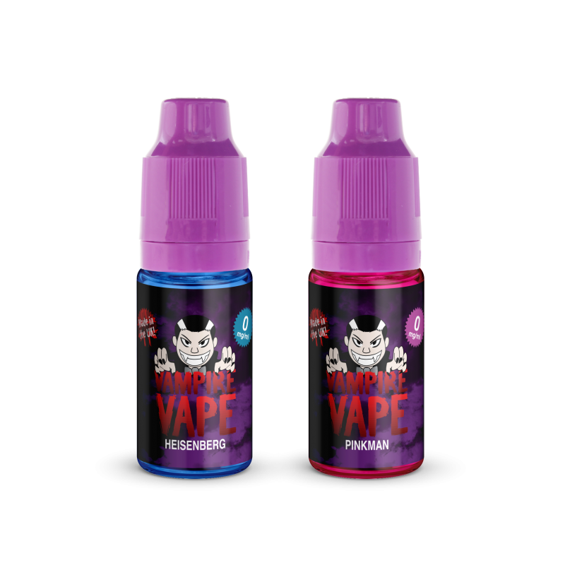 Heisenberg & Pinkman Combo Pack - Vampire Vape Heisenberg & Pinkman Combo Pack - Vampire Vape